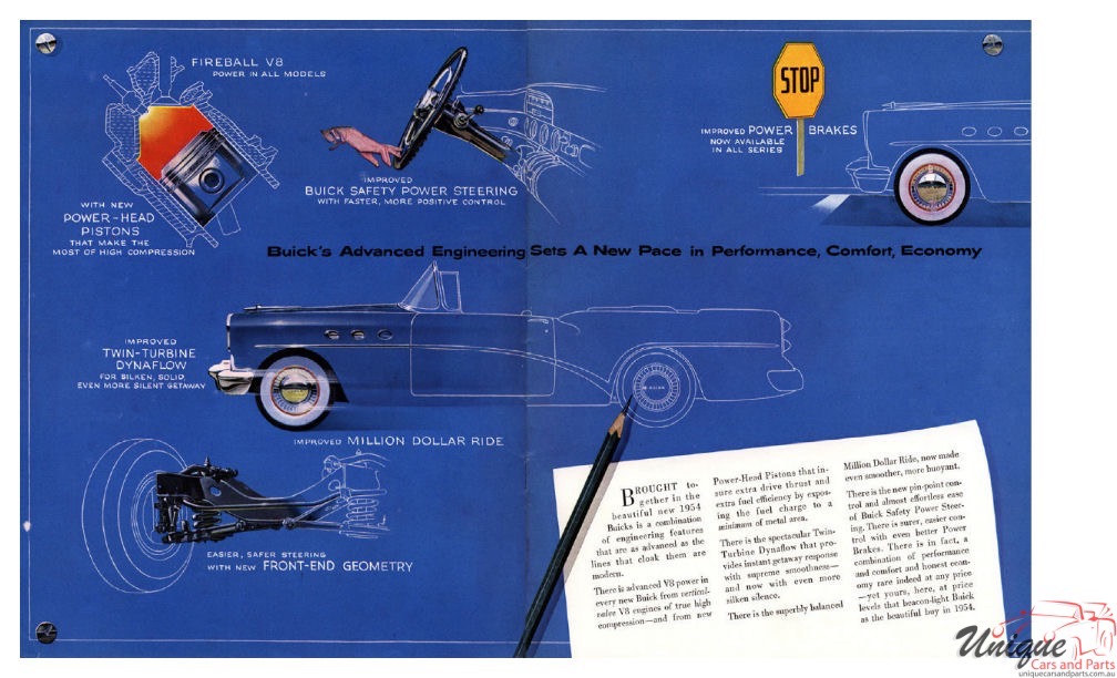 1954 Buick Brochure Page 4